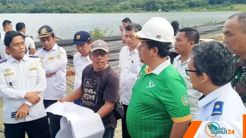 Bupati Samosir Dorong Penyelesaian Pembangunan Dermaga Sibea-bea Tepat Waktu