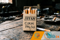 Foto ilustrasi kemasan rokok cukai palsu